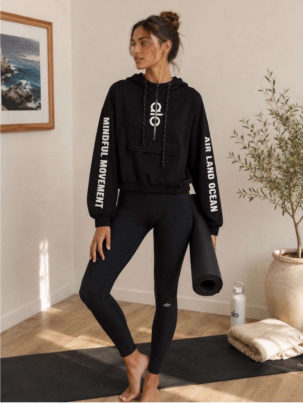 Alo Yoga Solar Quarter Zip Hoodie